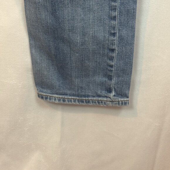 Rag and Bone Women's slim straight leg distressed jeans size 32 medium wash - Picture 6 of 16